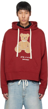 Red 'Bear in Mind' Hoodie