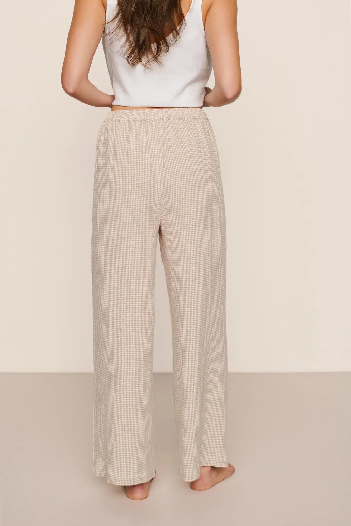 Linen Blend Relaxed Pant