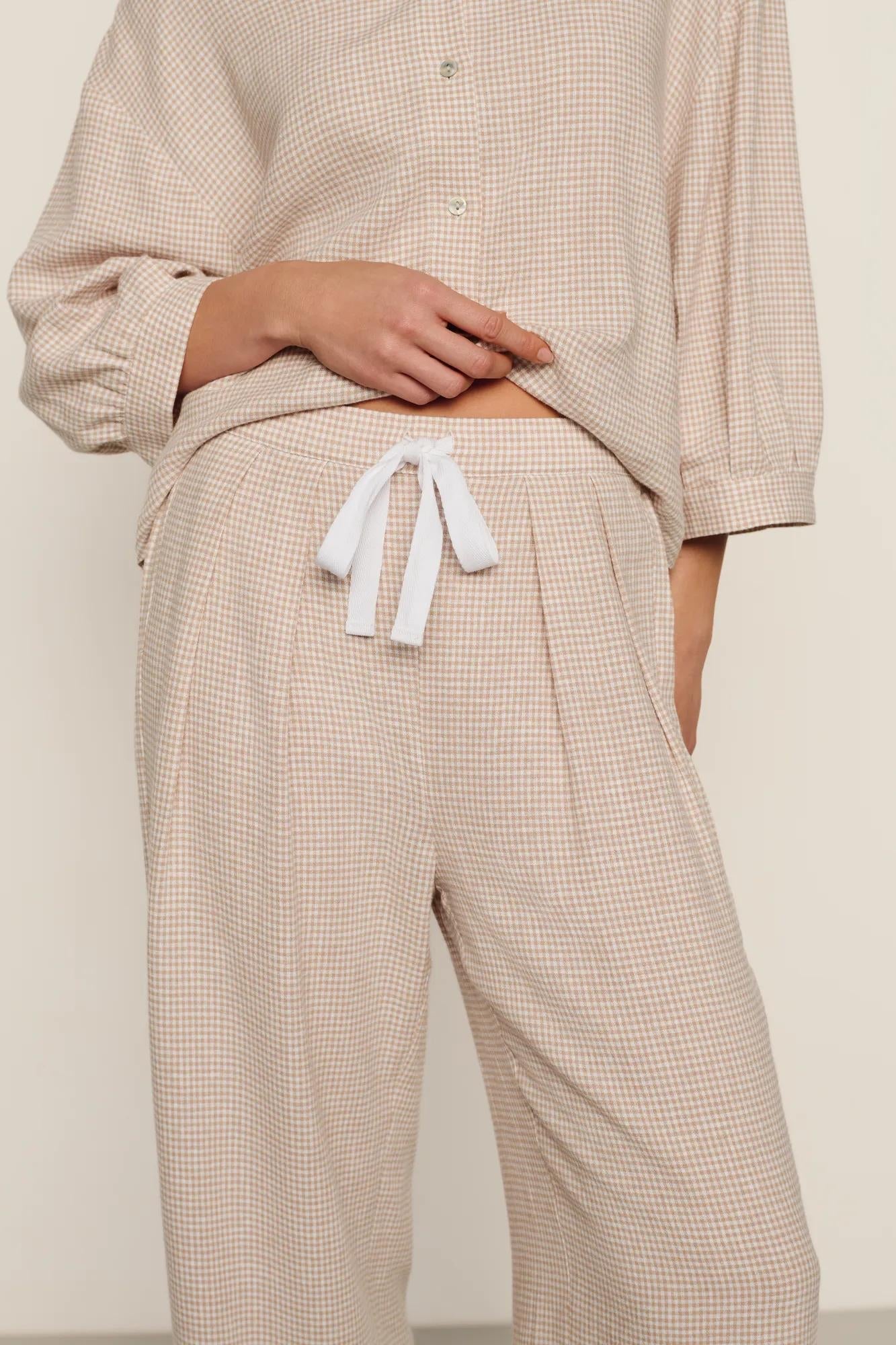 Linen Blend Relaxed Pant