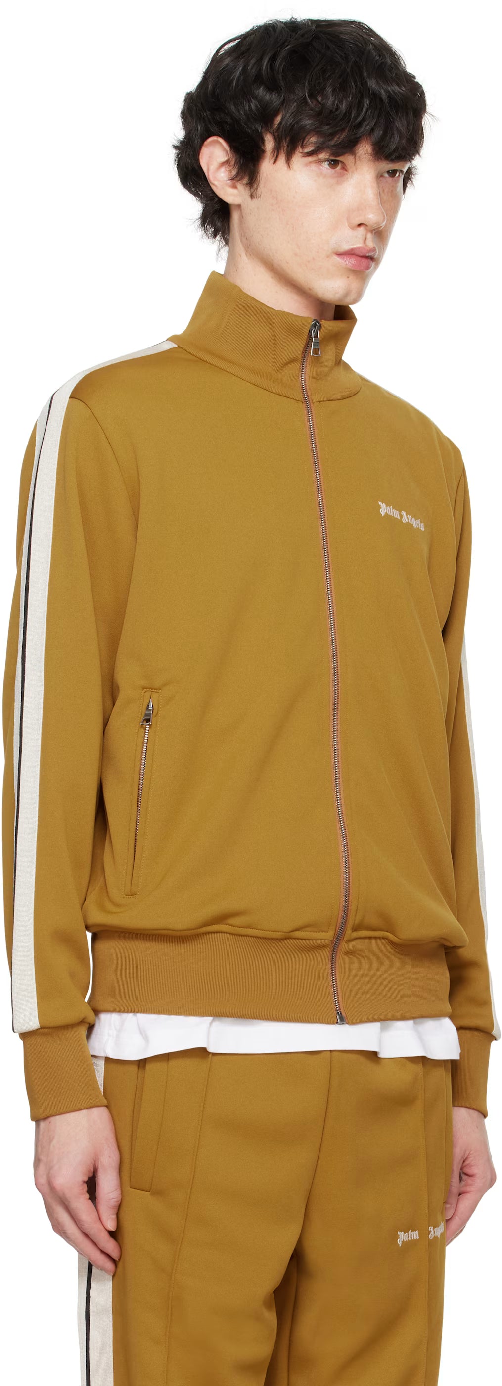 Tan Classic Logo Track Jacket