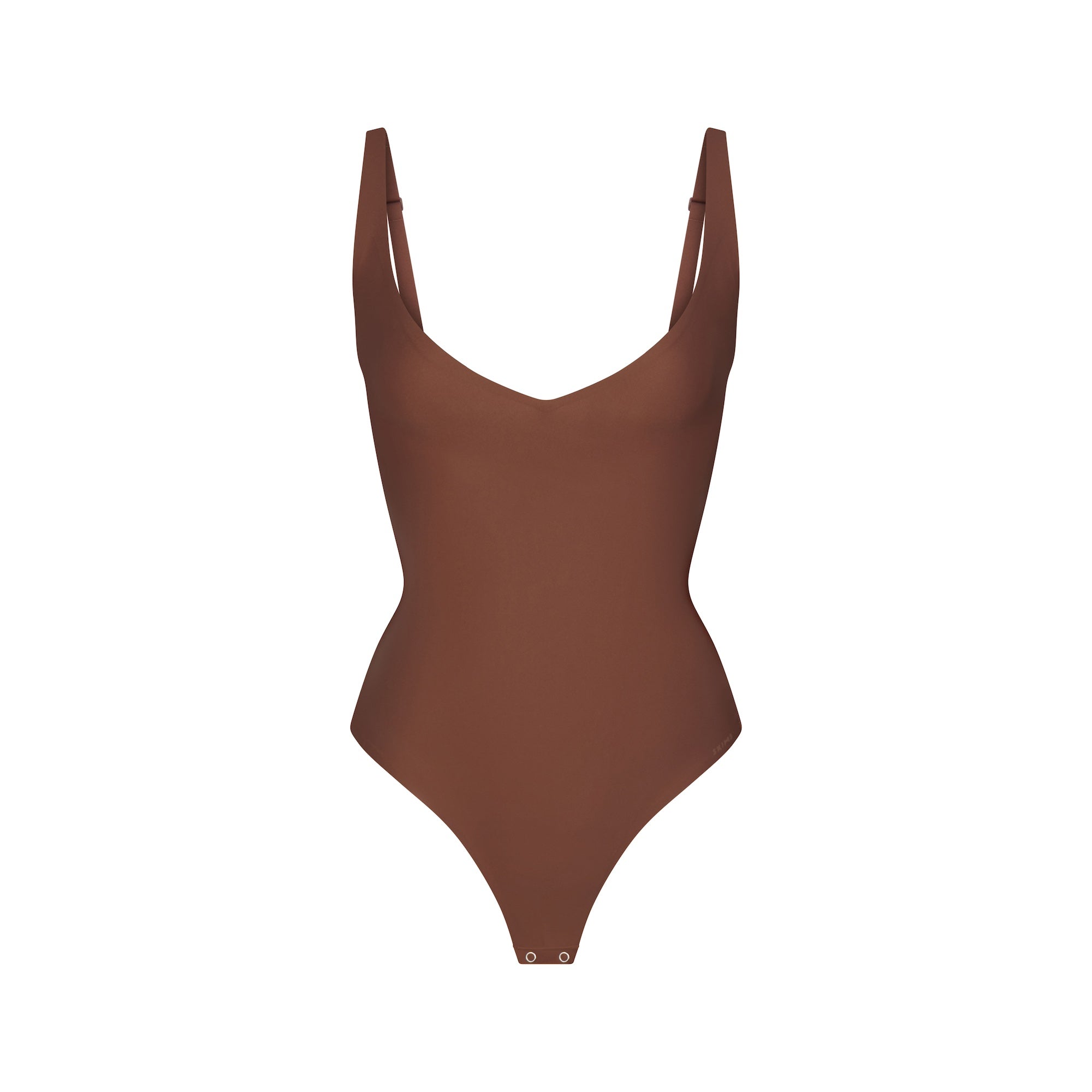 Skims Body Core Sculpt Plunge Thong Bodysuit