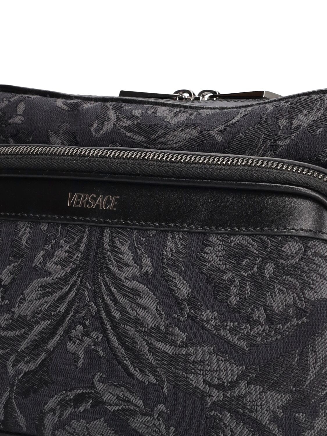 Versace Versace Logo jacquard toiletry bag - Bags | Shop From The Mirage