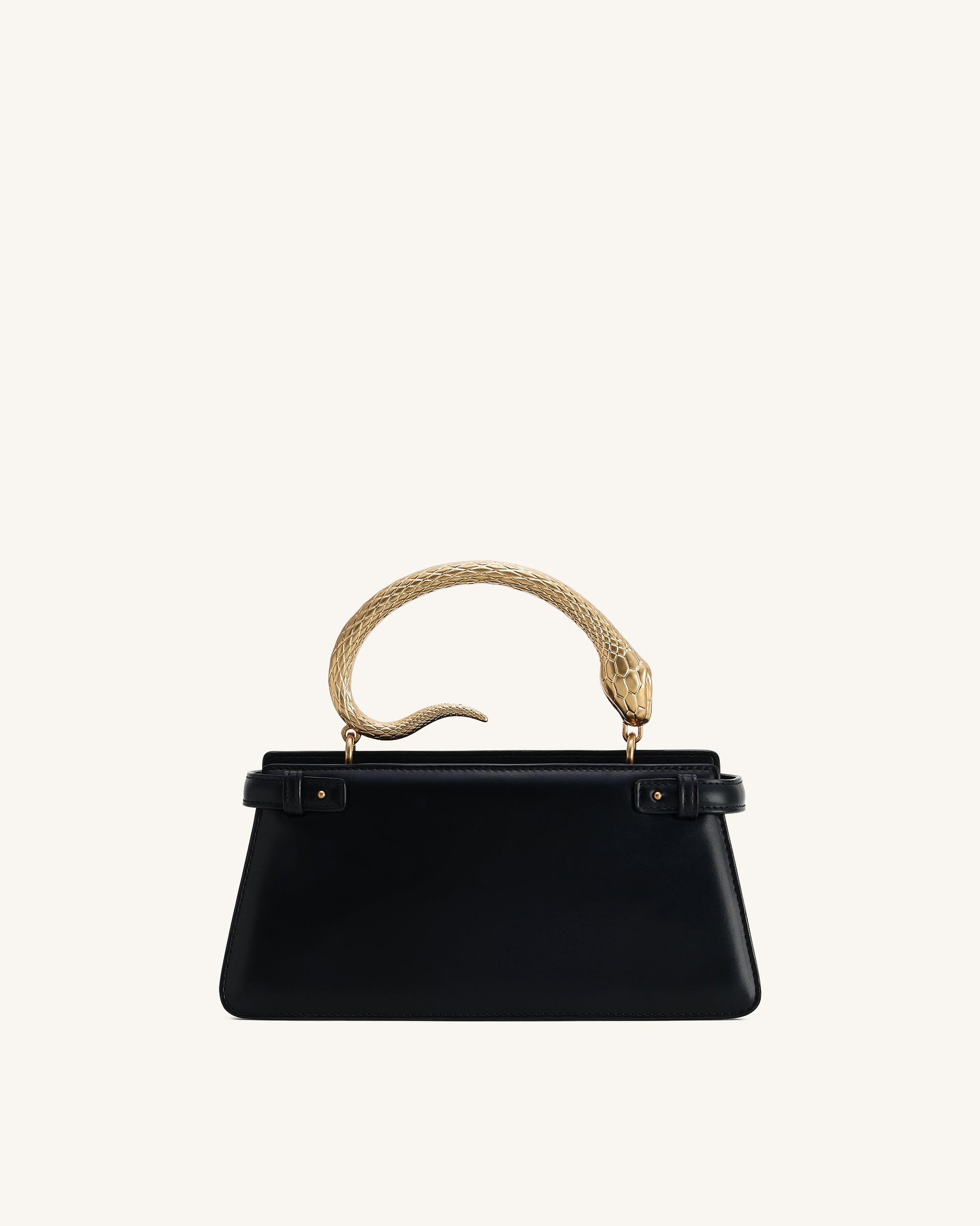 Elena Snake Handle Top Handle Bag - Matcha Green