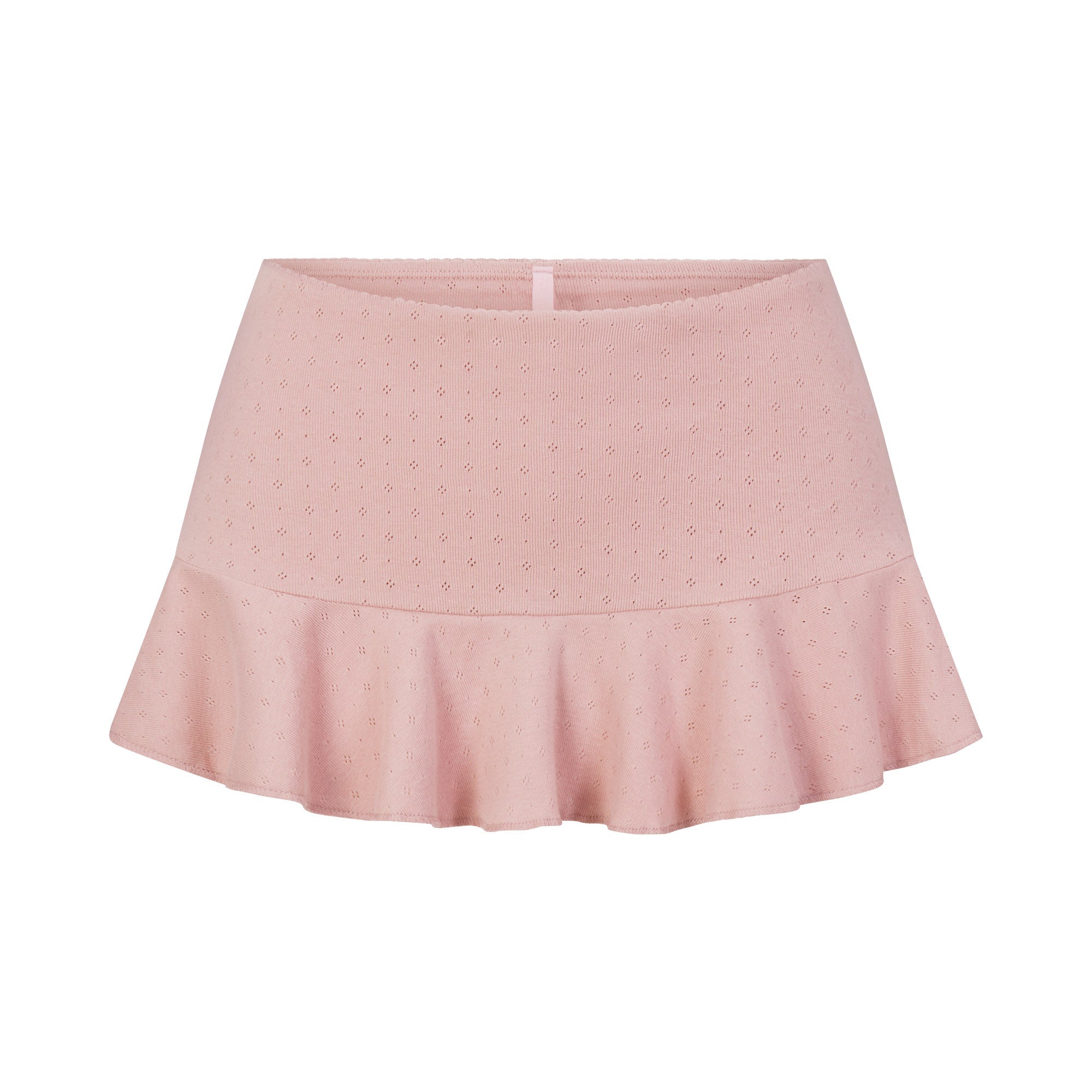 Heavy Pointelle Mini Skort