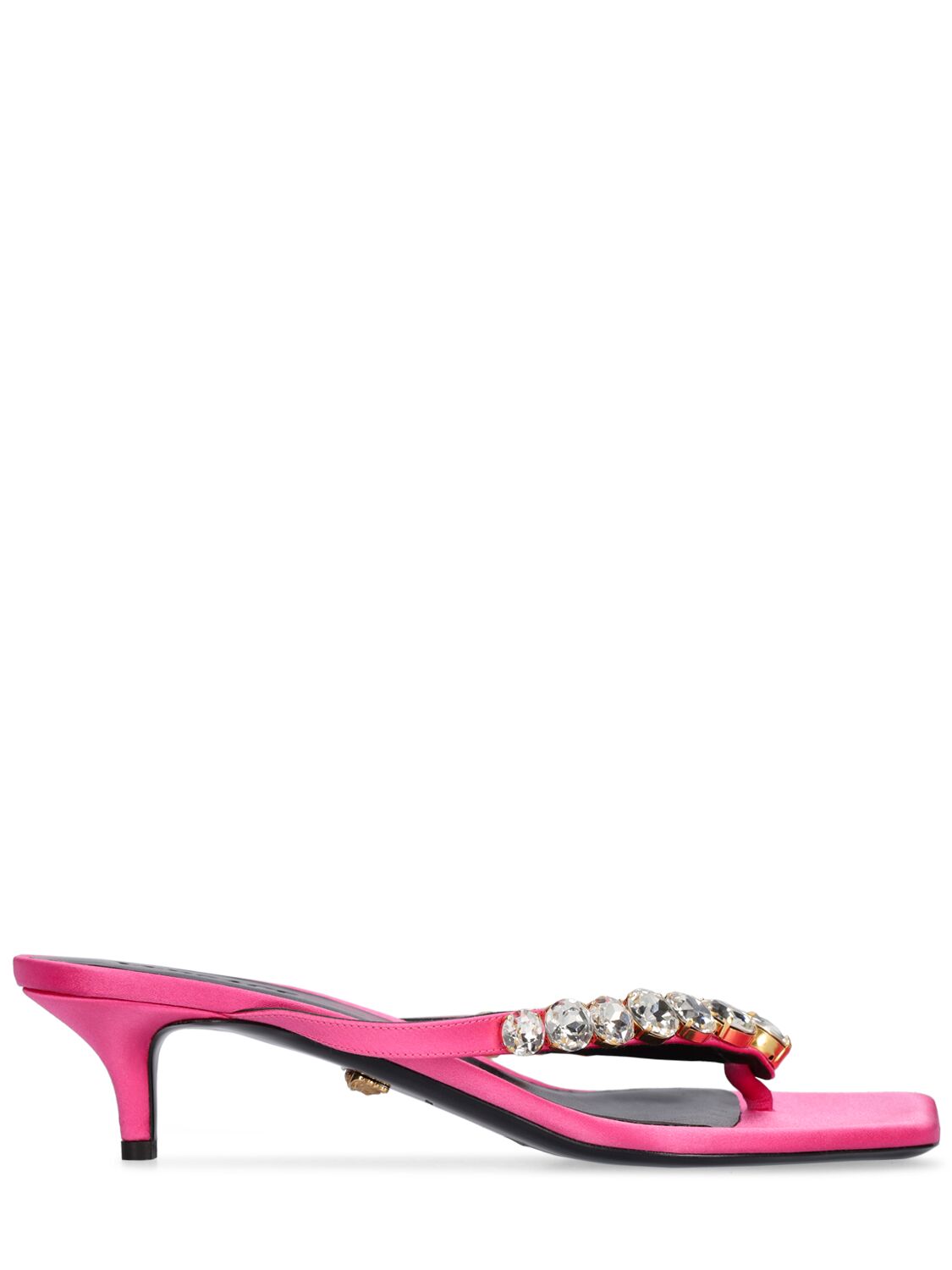 Versace Versace 45mm Embellished satin sandals - Size: UK 3 Heels | Shop From The Mirage