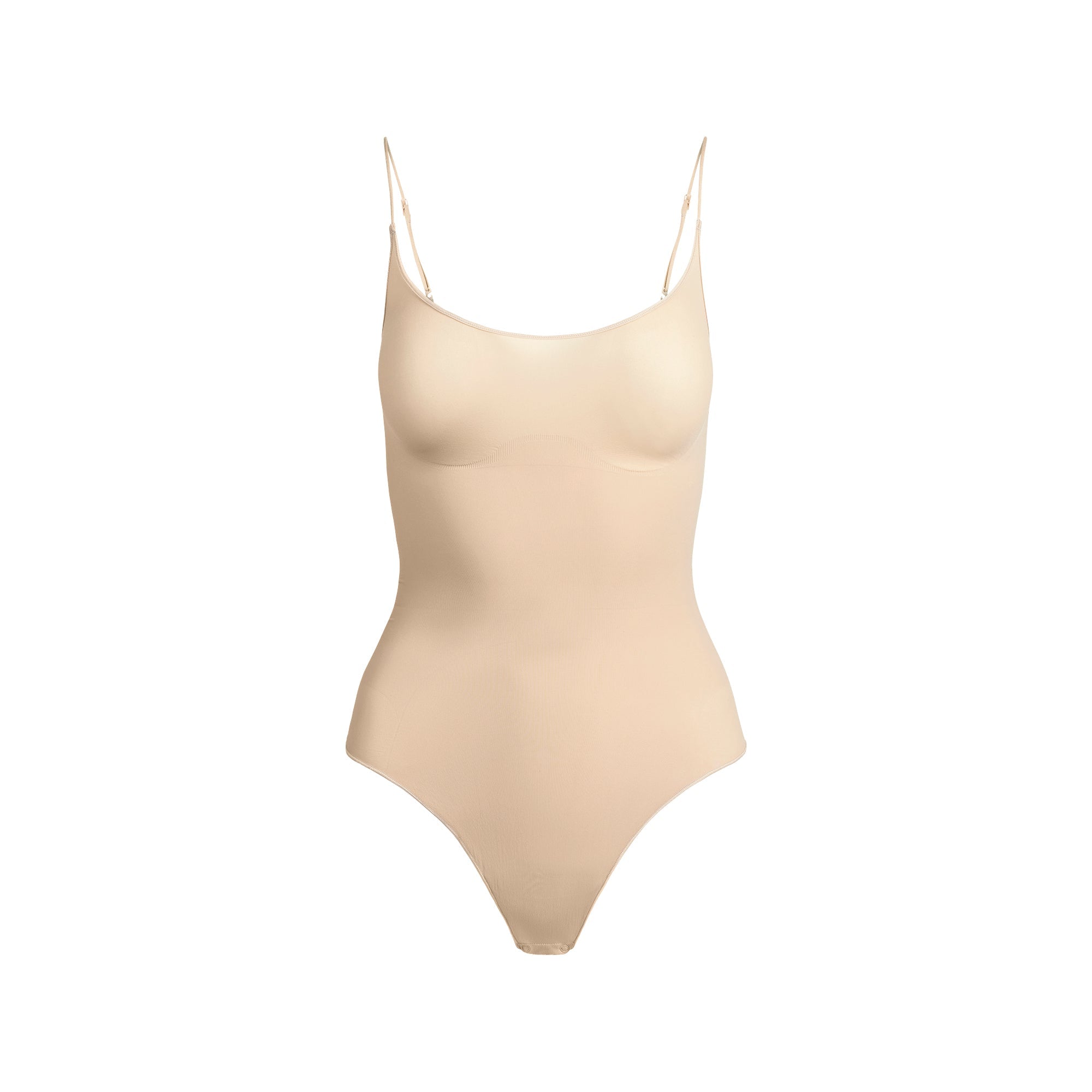 Sheer Seamless Thong Bodysuit