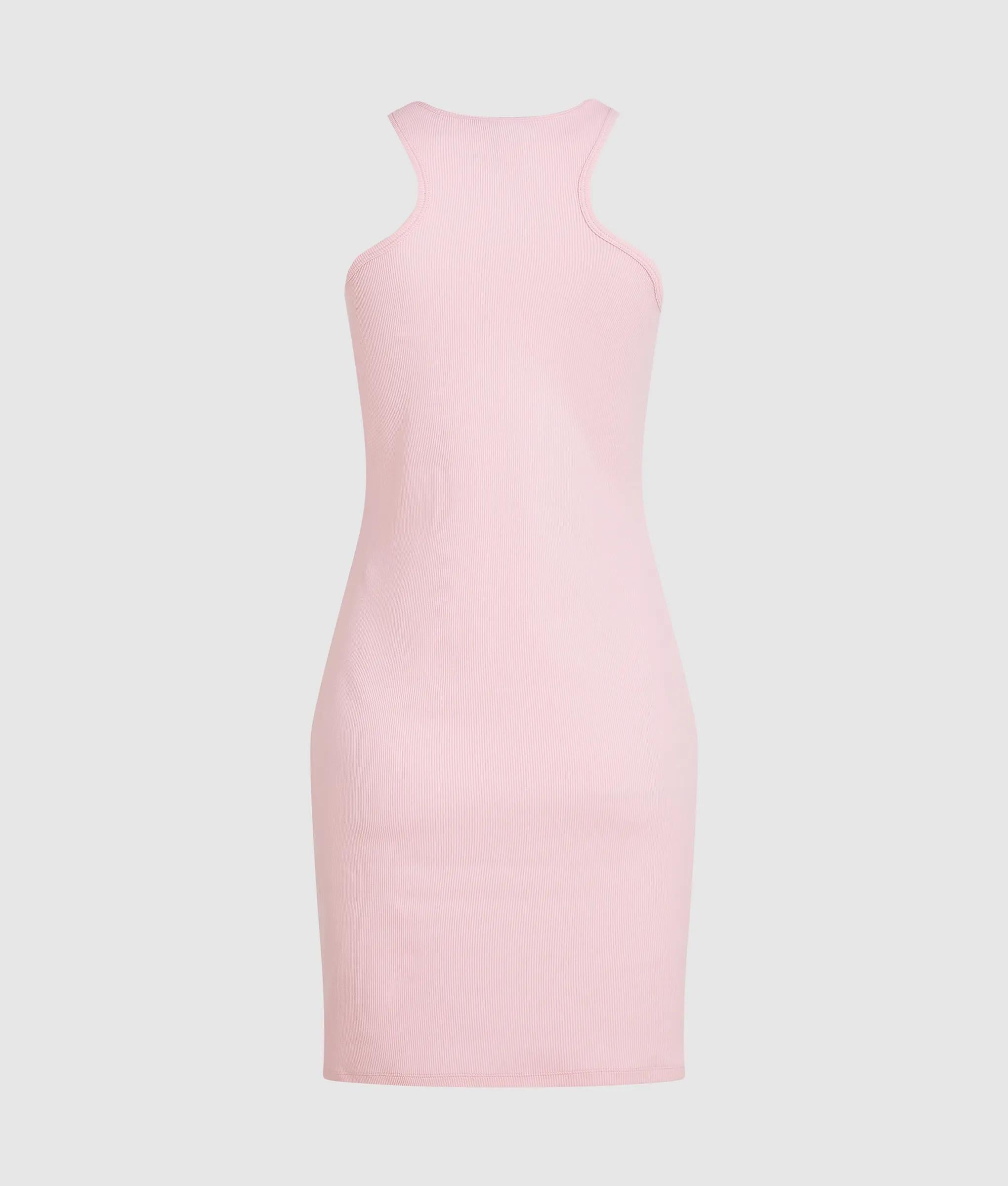Ribbed racer dress
