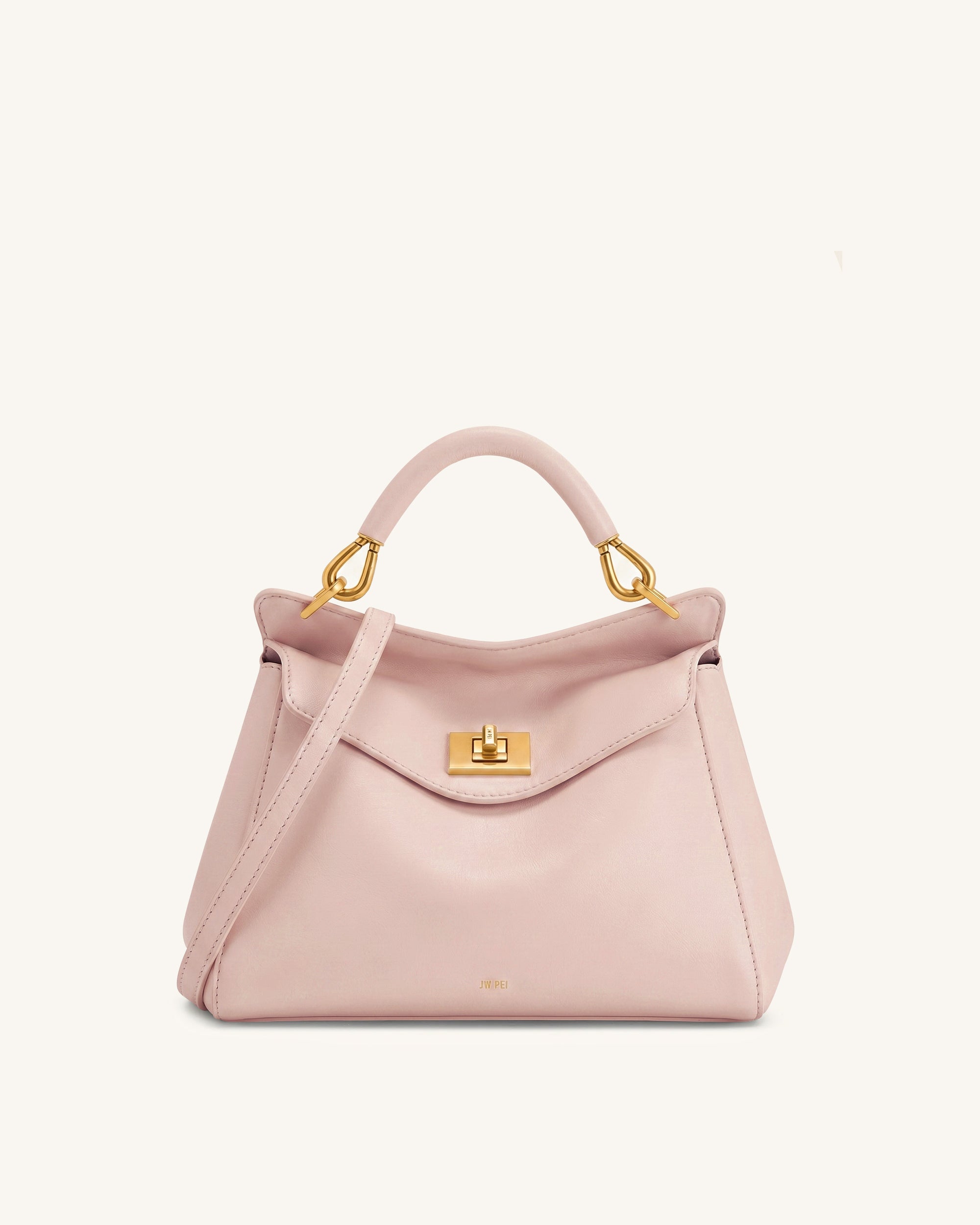 Lucia Classic Top Handle Bag - Coffee Brown