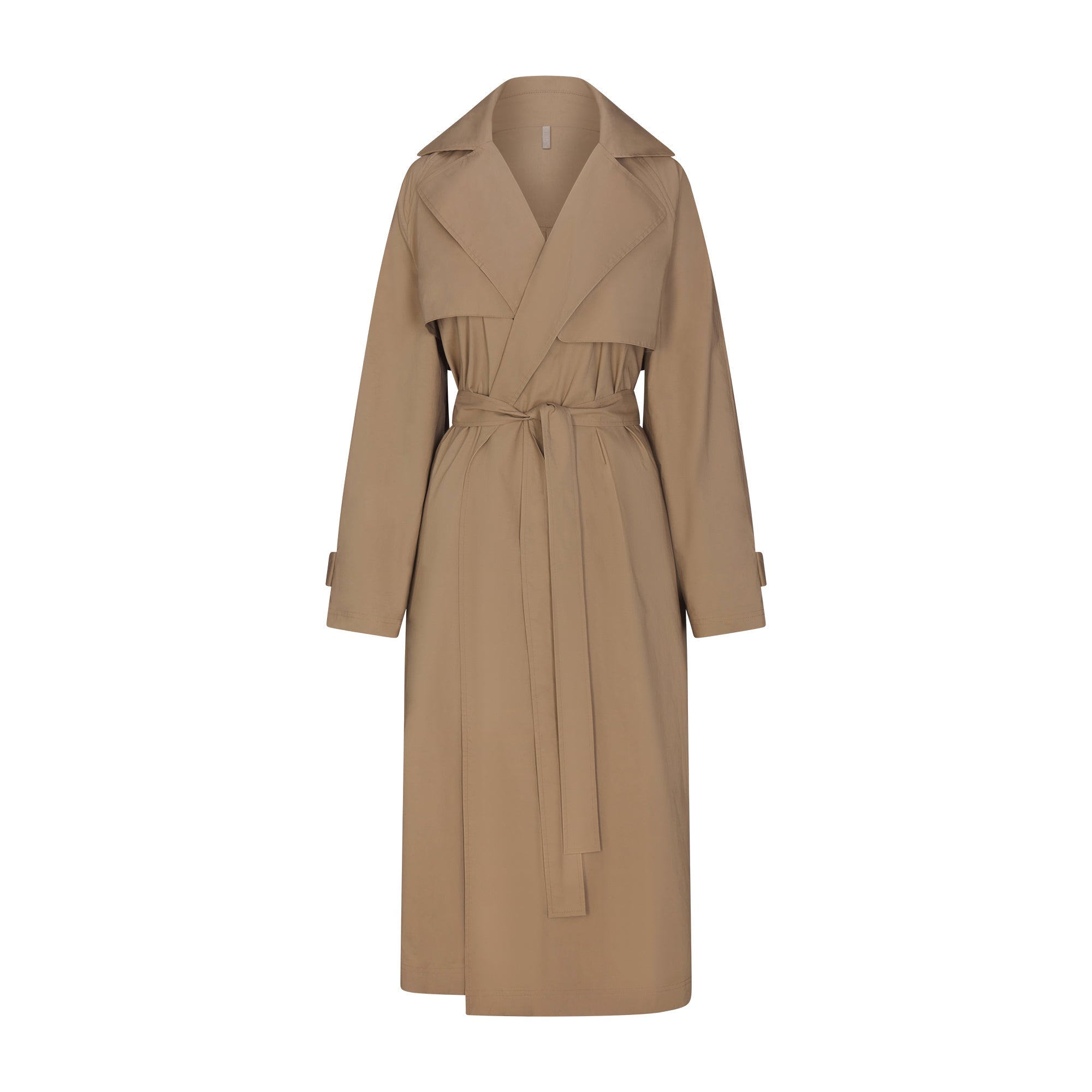 Woven Cotton Oversized Trench Coat