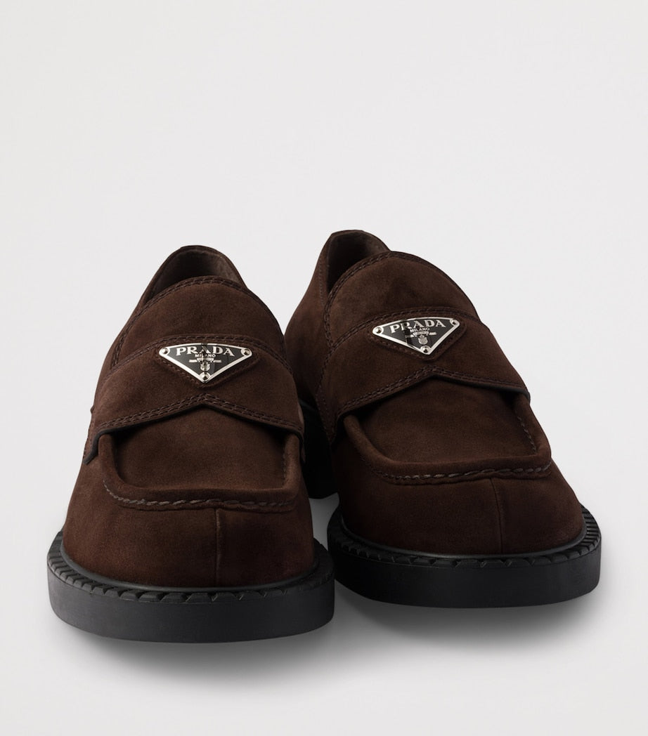 Suede Loafers