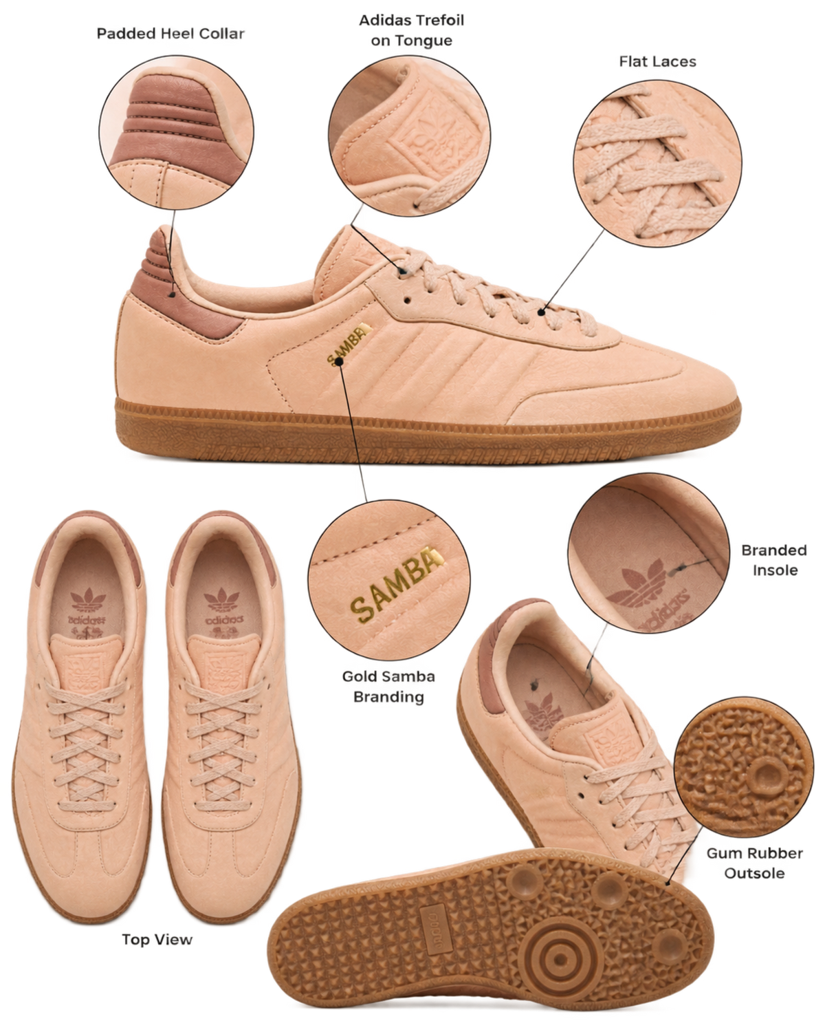 Adidas Samba 'Halo Blush Gum'