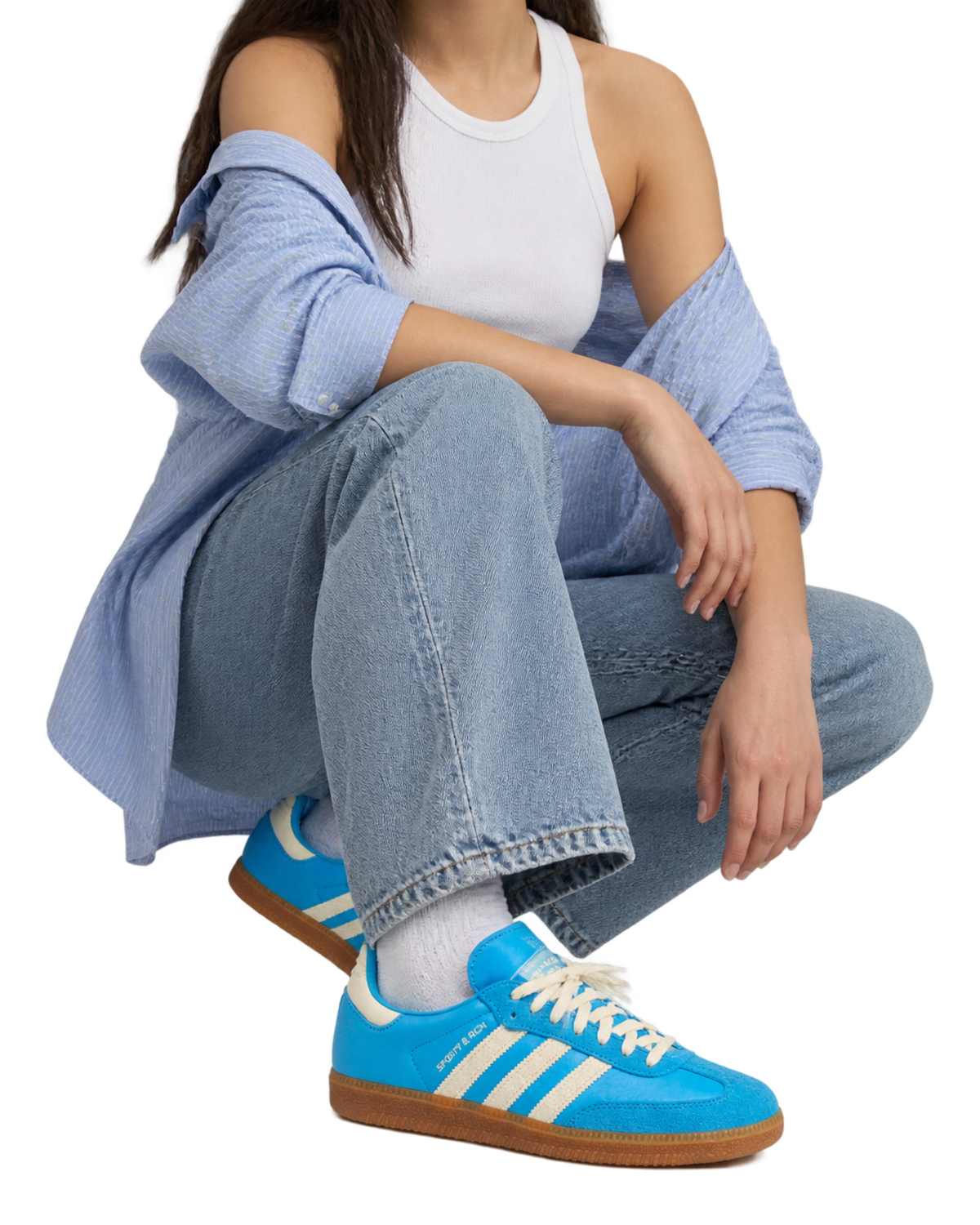 Adidas Samba OG 'Blue Rush' X Sporty & Rich