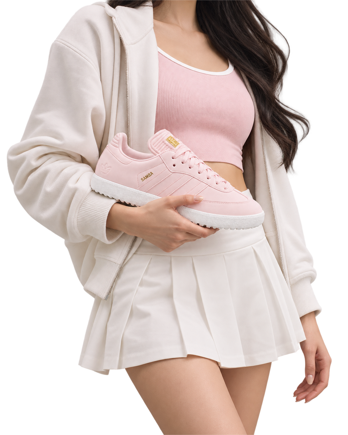 Adidas Samba Spikeless Golf SE 'Clear Pink'