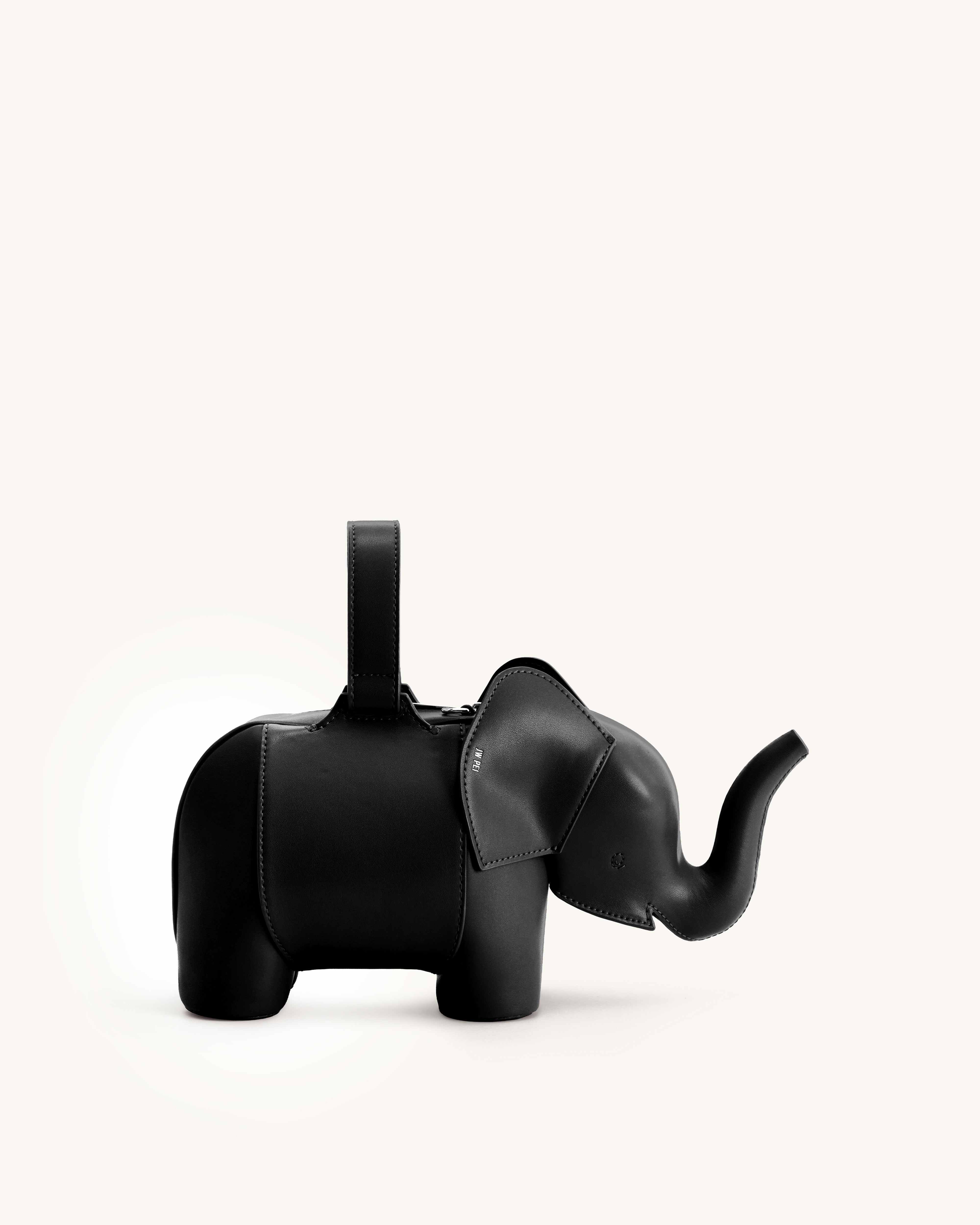 Claire Elephant Shaped Handbag - Green