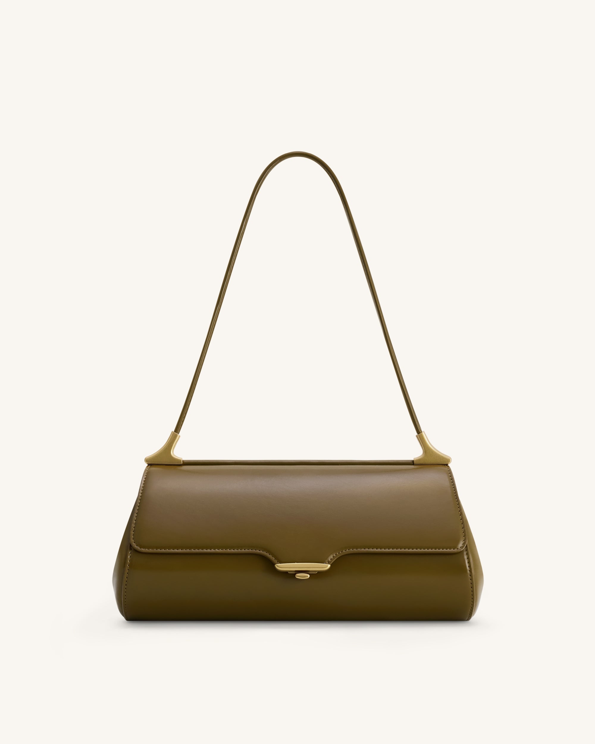 Eloise Shoulder Bag - Brown Canvas