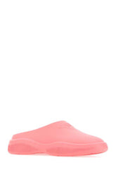 Prada Pink Rubber Slide Mules