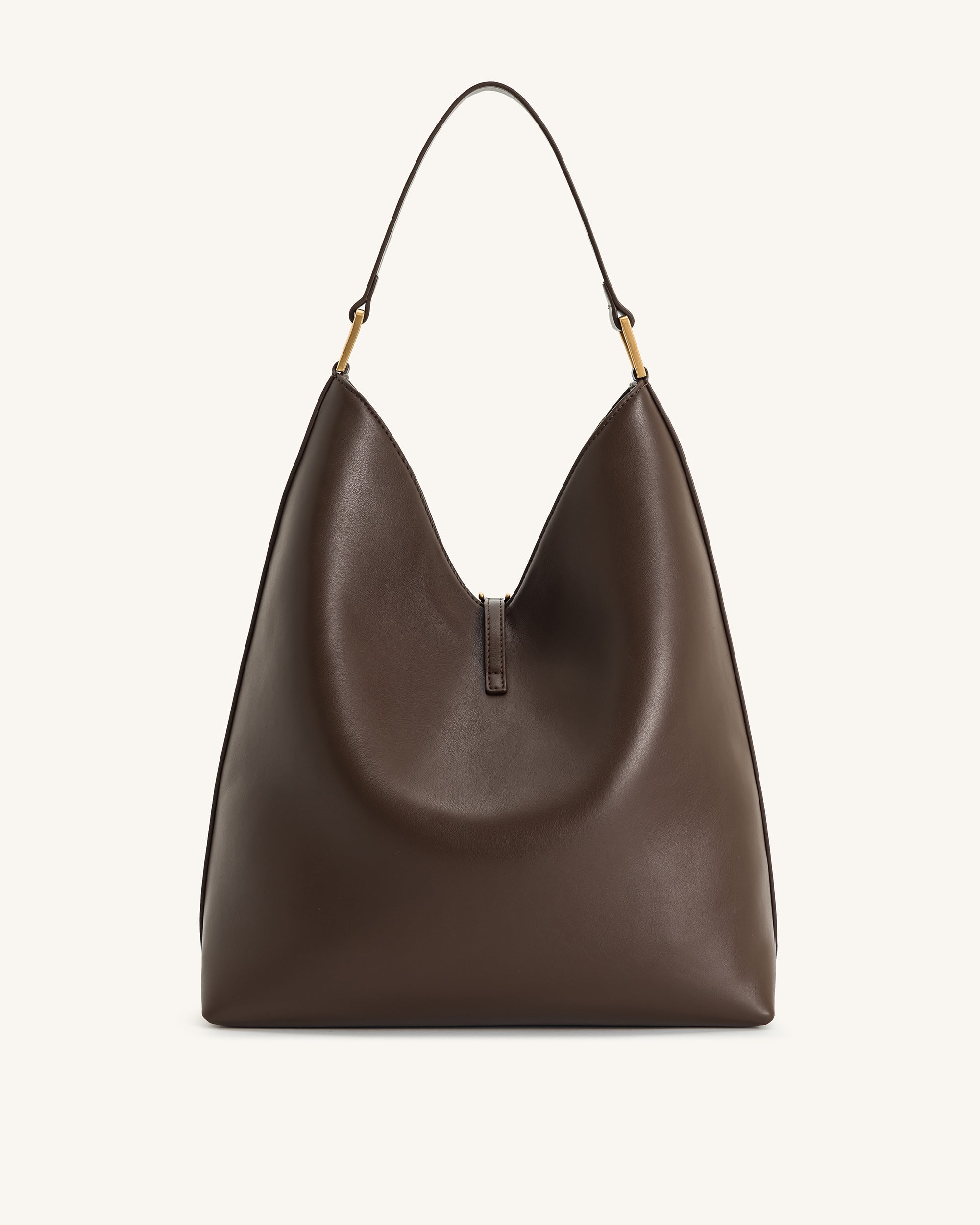 Aria Shoulder Bag - Brown Canvas