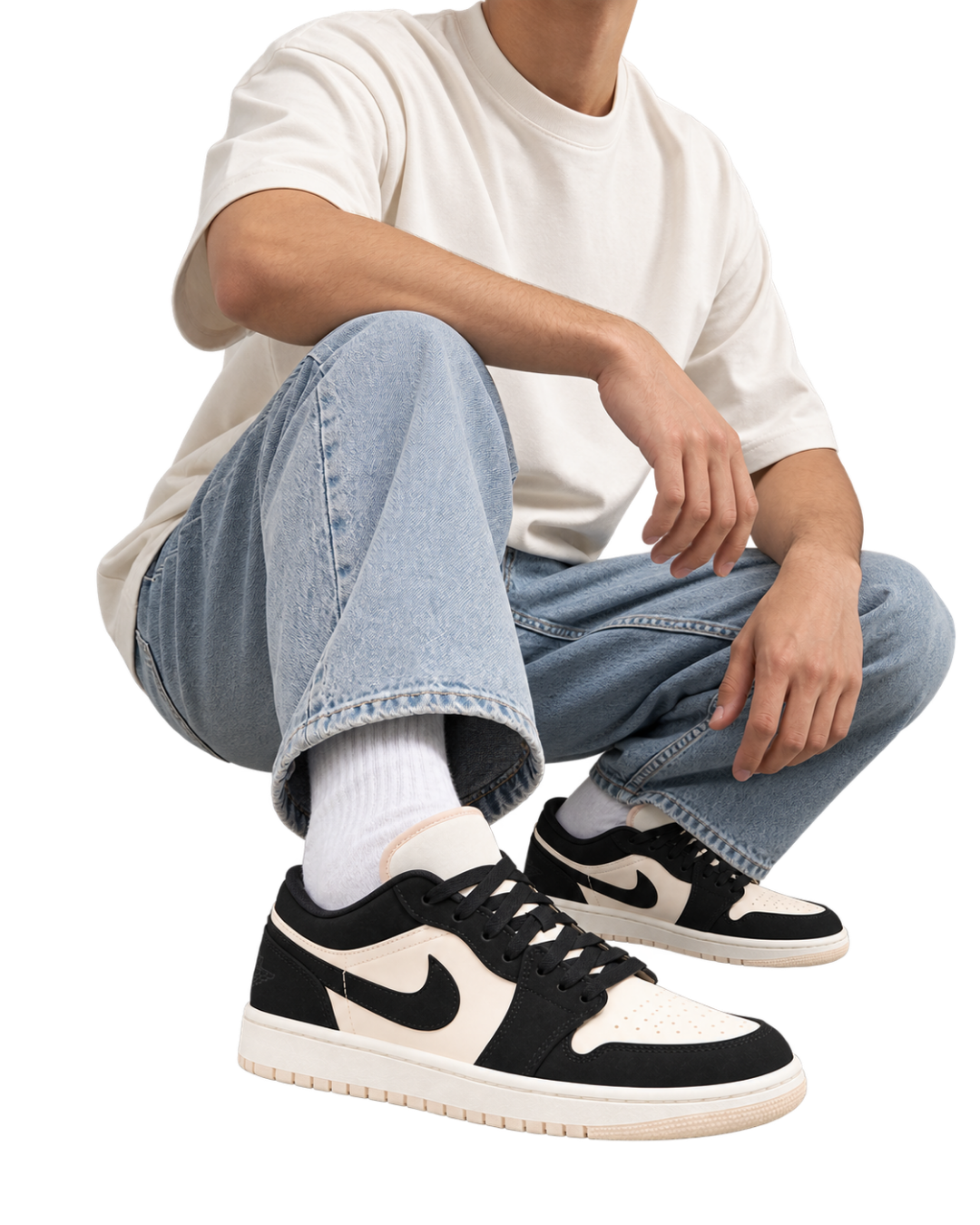 Air Jordan 1 Low Black Guava Ice