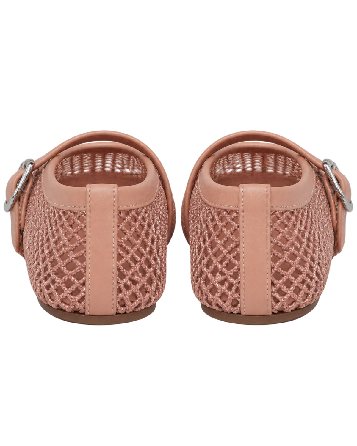 Alaïa Nude BALLET FLATS IN FISHNET