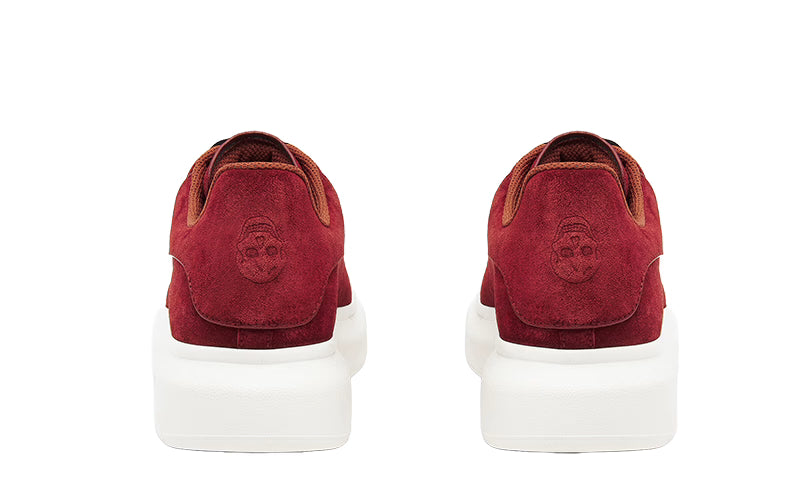 Alexander McQueen Oversized Sneakers Burgundy