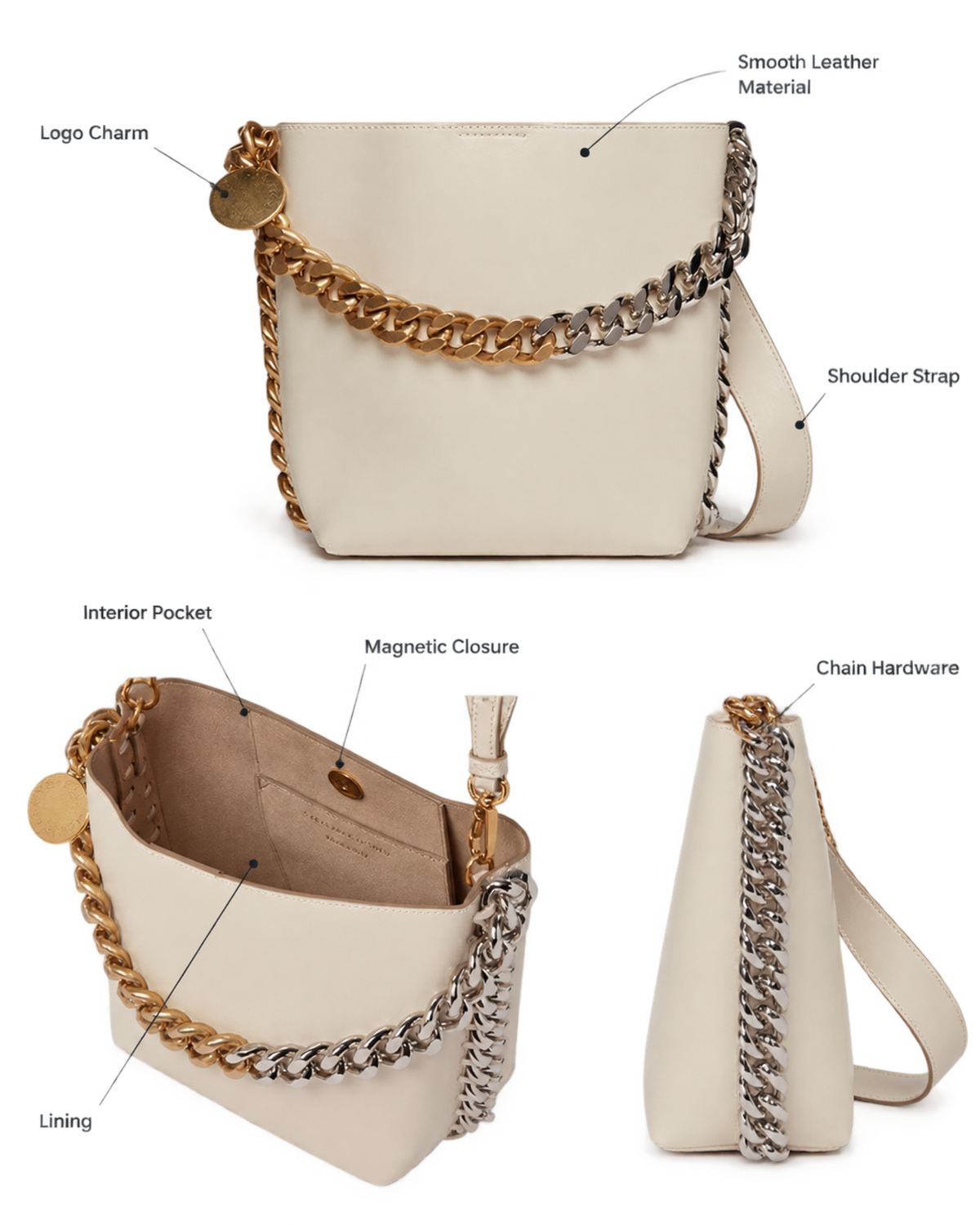 Alter Mat Bucket Bag with Strap