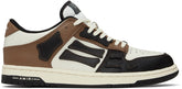 Amiri Amiri Black & Brown Skel Top Low Sneakers - Size: UK 6 Sneakers | Shop From The Mirage