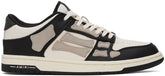 Amiri Amiri Black & Taupe Skel-Top Low Sneakers - Size: UK 6 Sneakers | Shop From The Mirage