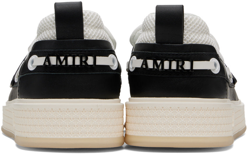 Amiri Amiri Black & White MA Tassle Hybrid Boat Shoes - Size: UK 6 Sneakers | Shop From The Mirage