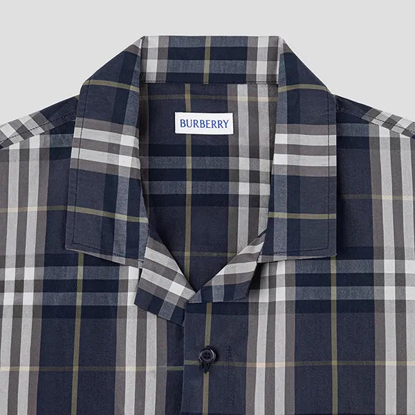 Burberry Men's Check In Shirt Camisa