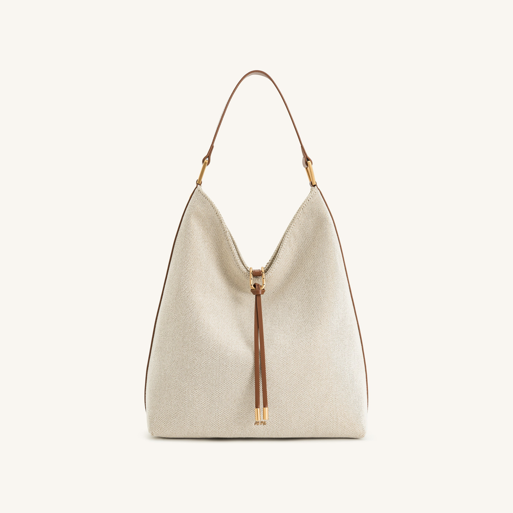 Aria Shoulder Bag - Brown Canvas