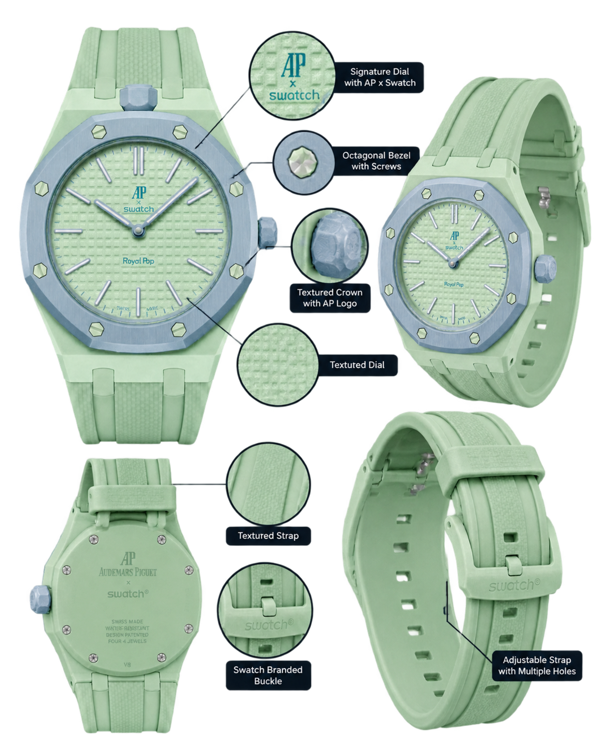 Audemars Piguet x Swatch Royal Pop “Blaue Acht”