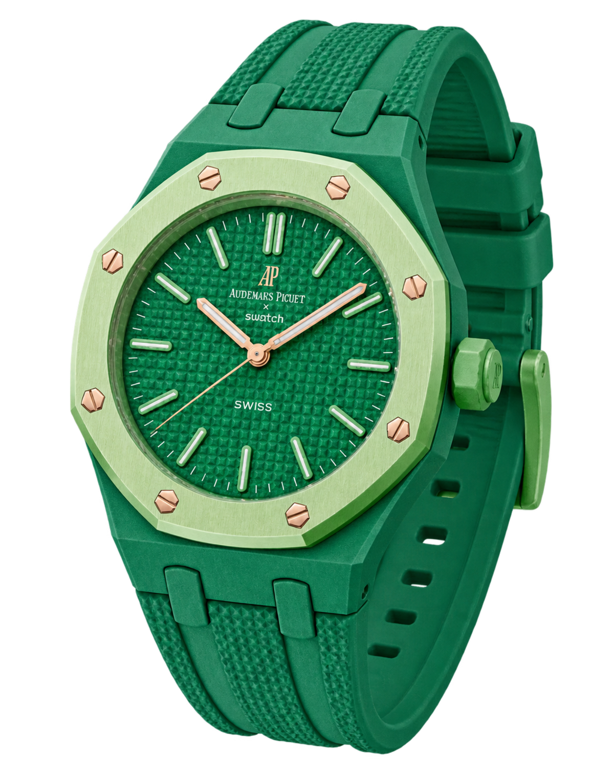 Audemars Piguet x Swatch Royal Pop "Green Eight"