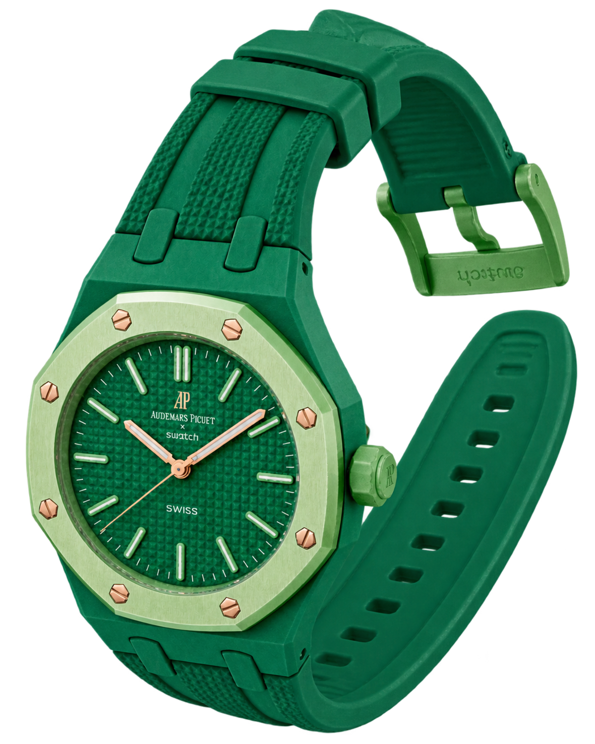 Audemars Piguet x Swatch Royal Pop "Green Eight"