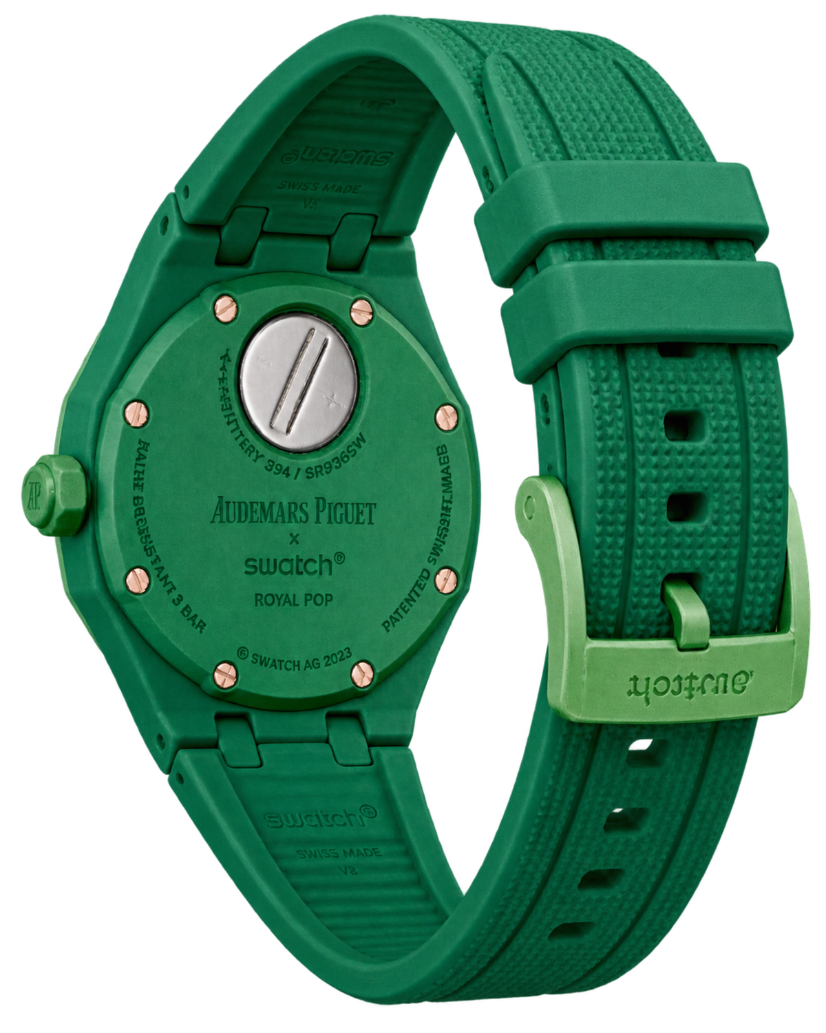 Audemars Piguet x Swatch Royal Pop "Green Eight"