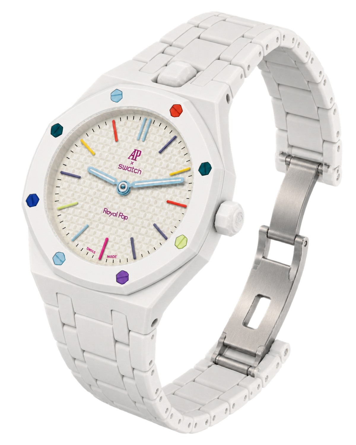 Audemars Piguet x Swatch Royal Pop "Huit Blanc"