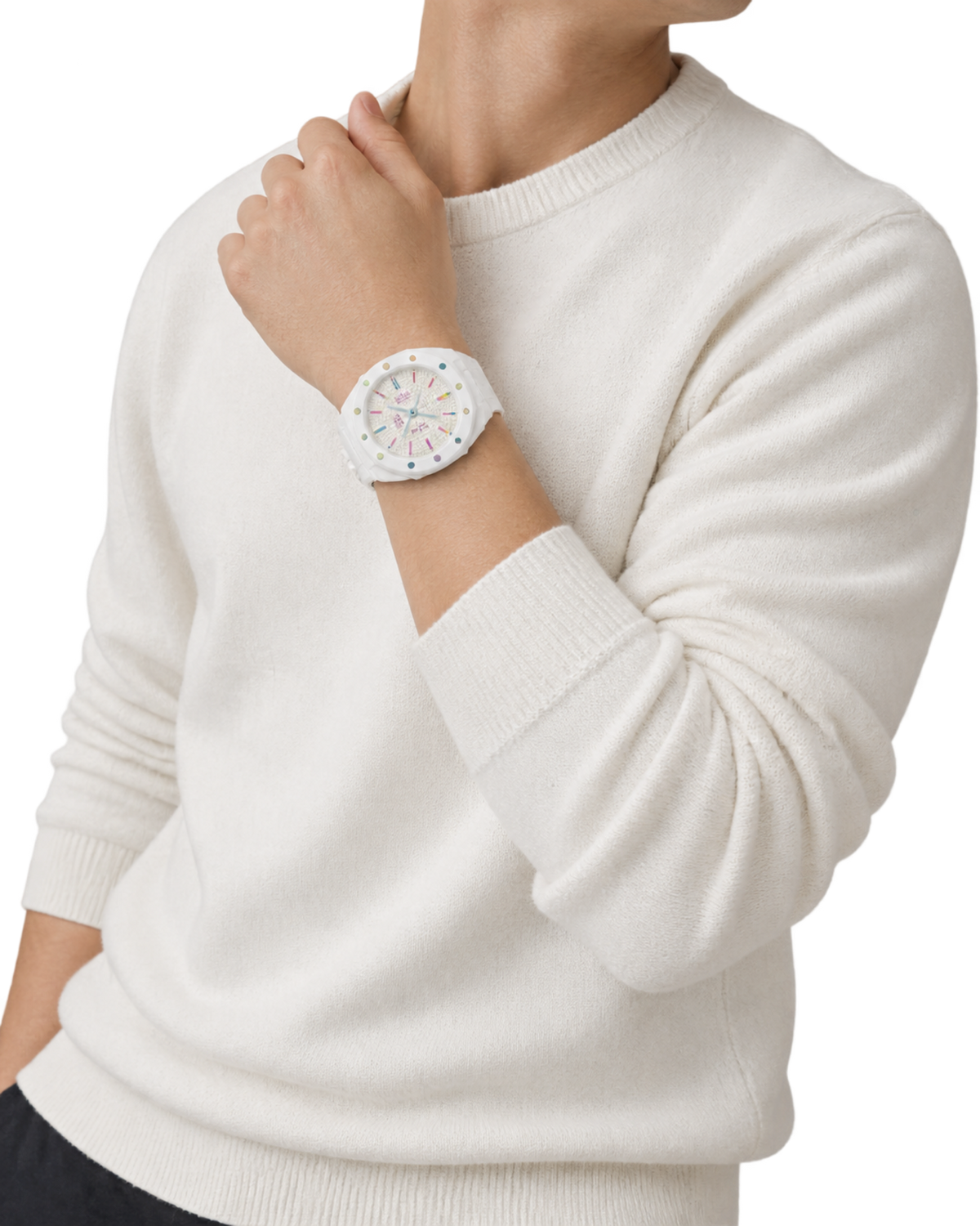 Audemars Piguet x Swatch Royal Pop "Huit Blanc"