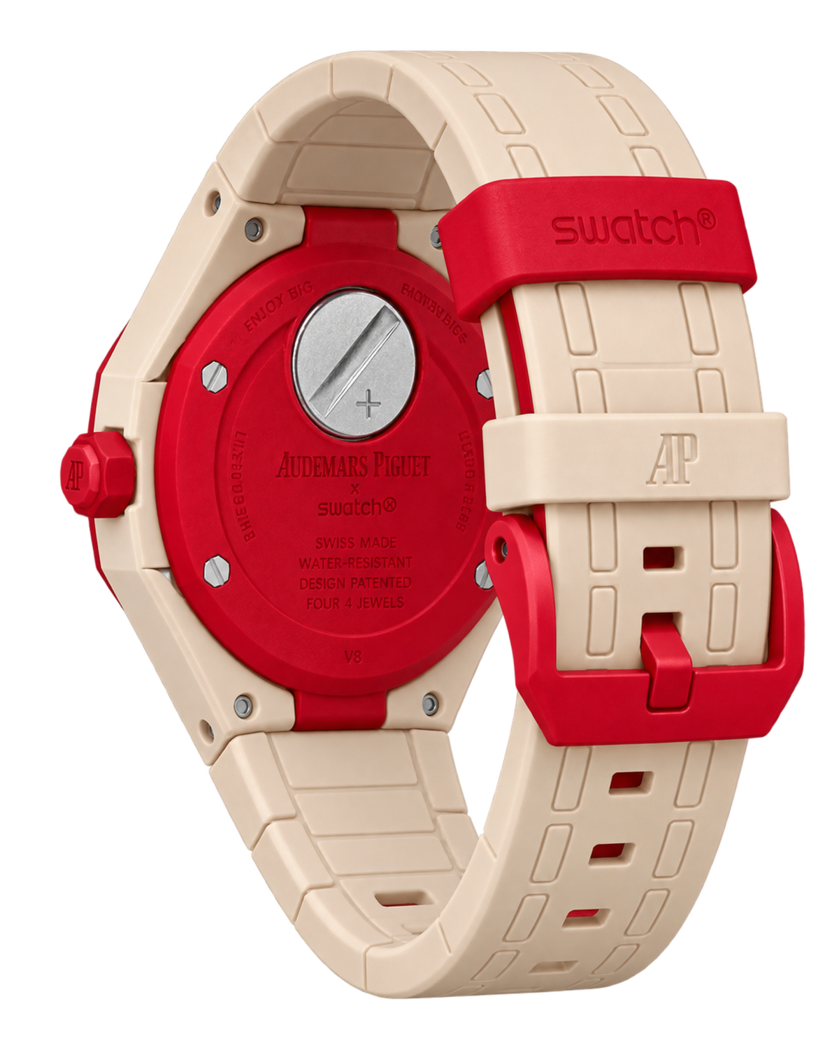 Audemars Piguet x Swatch Royal Pop "Otto Rosso"