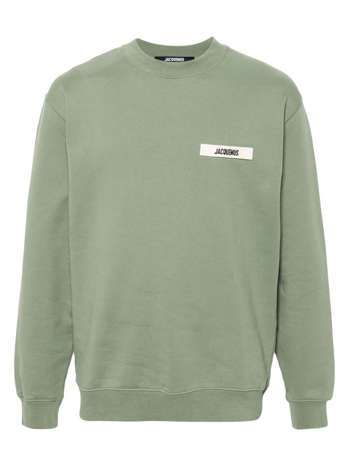 Jacquemus The Gros Grain Sweatshirt in Green