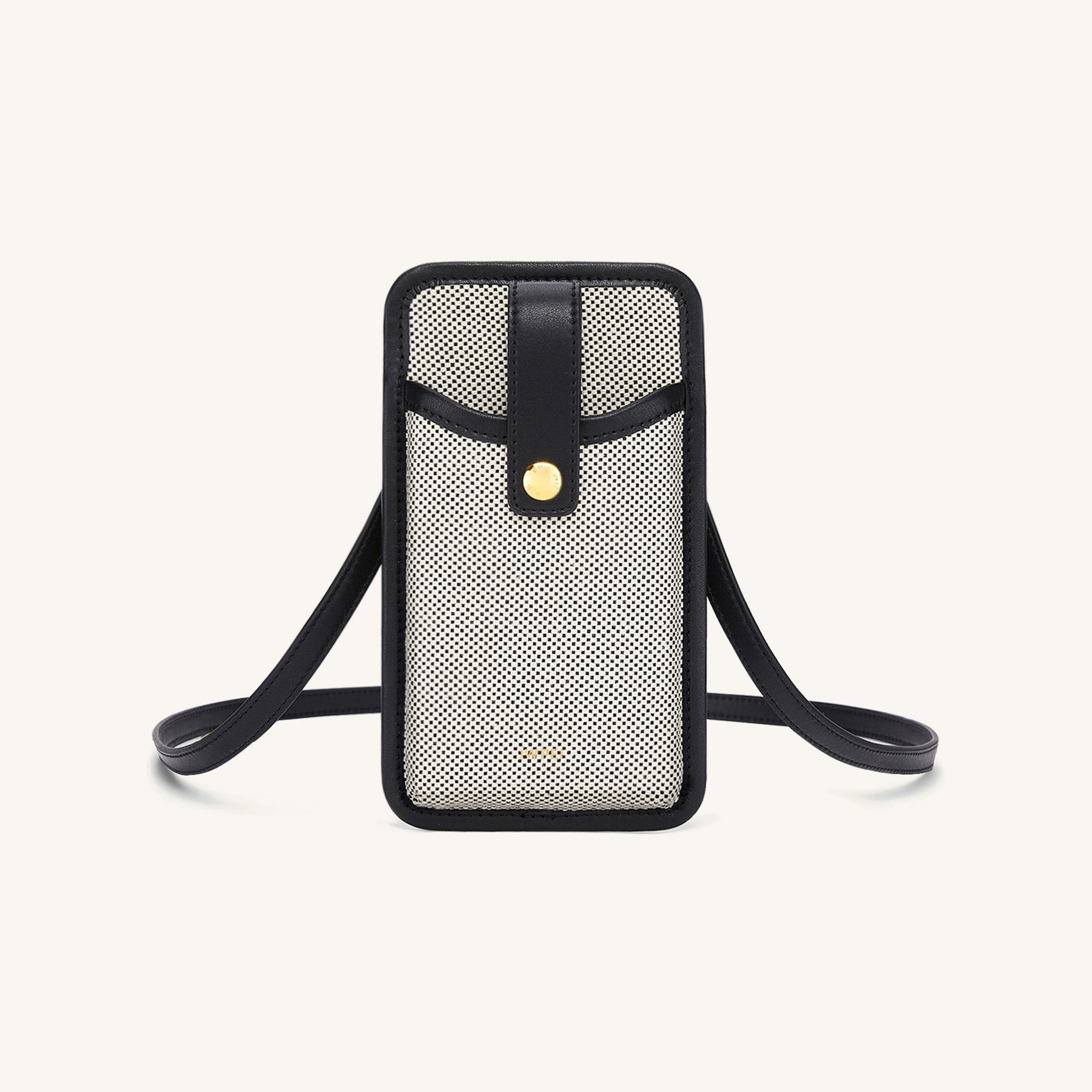 Aylin Canvas Phone Bag - Black