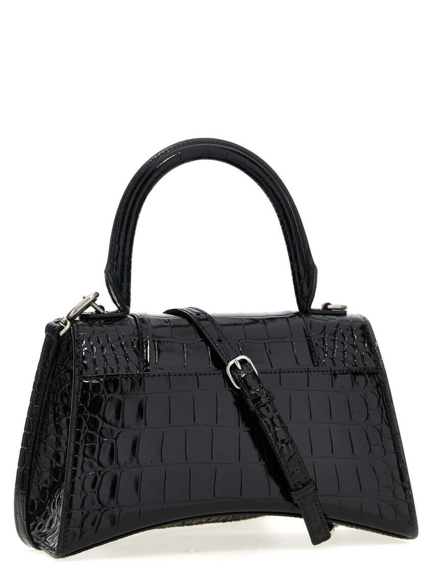Balenciaga Black Hourglass Small Satchel Bag - Size: One Size Bags | Shop From The Mirage