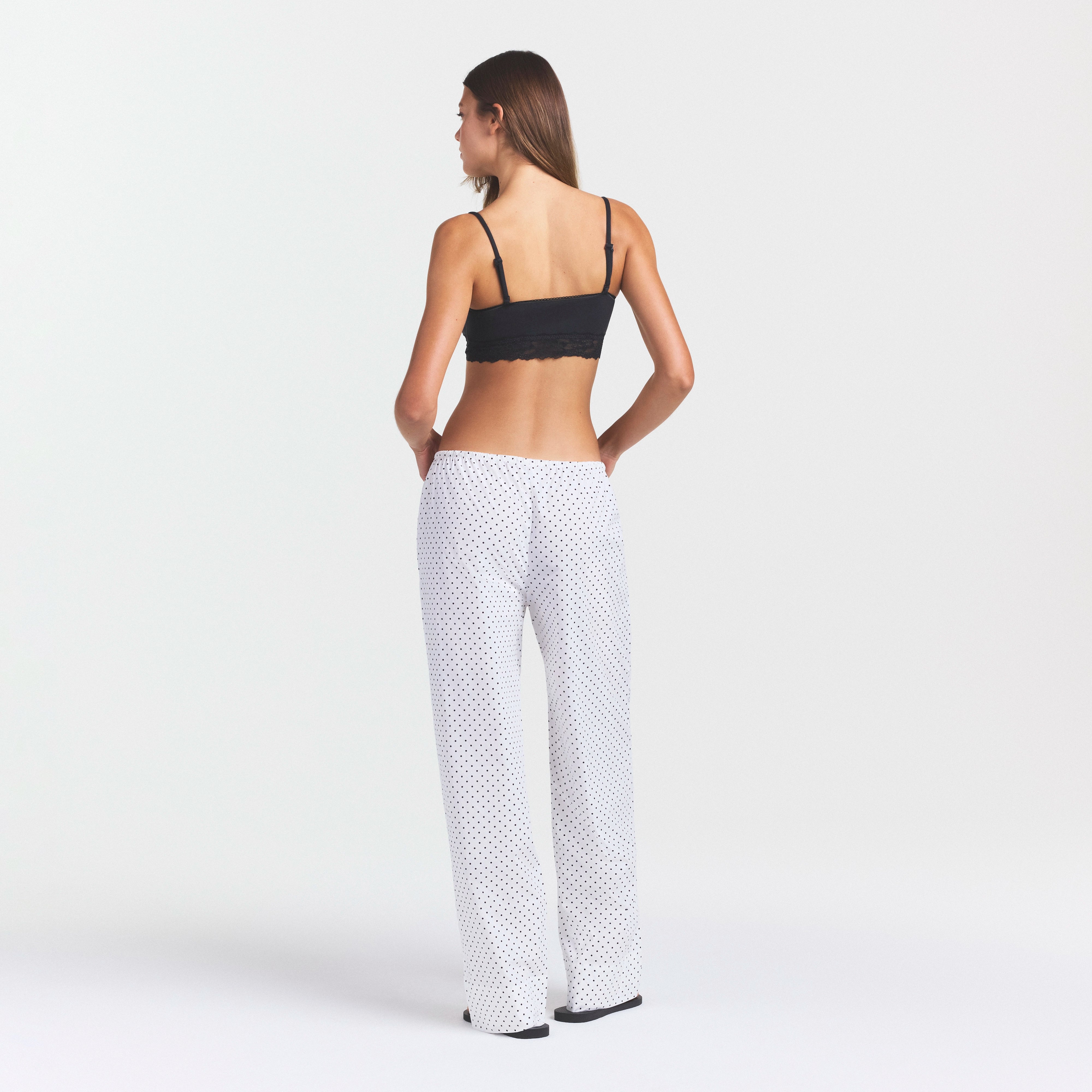 Cotton Poplin Sleep Straight Leg Pant