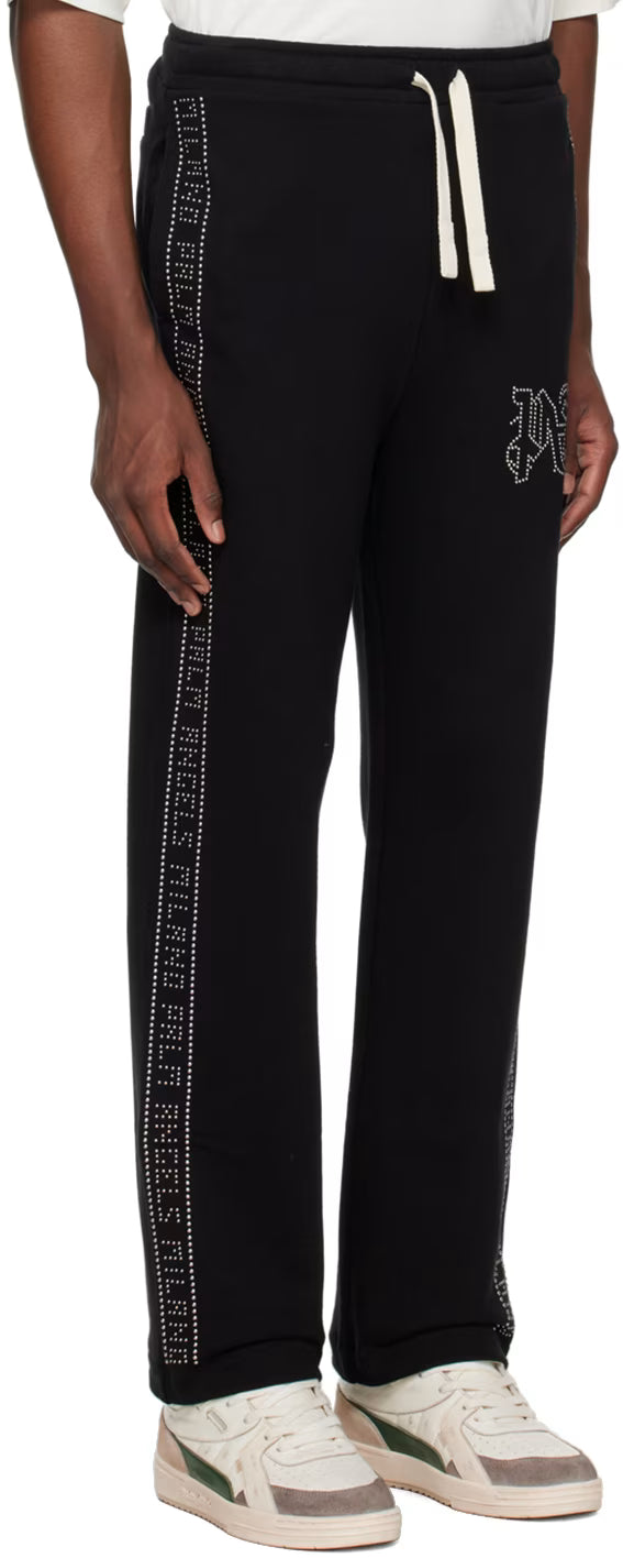 Black Studded Sweatpants
