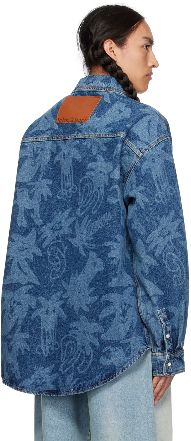 Blue Palmity Denim Shirt