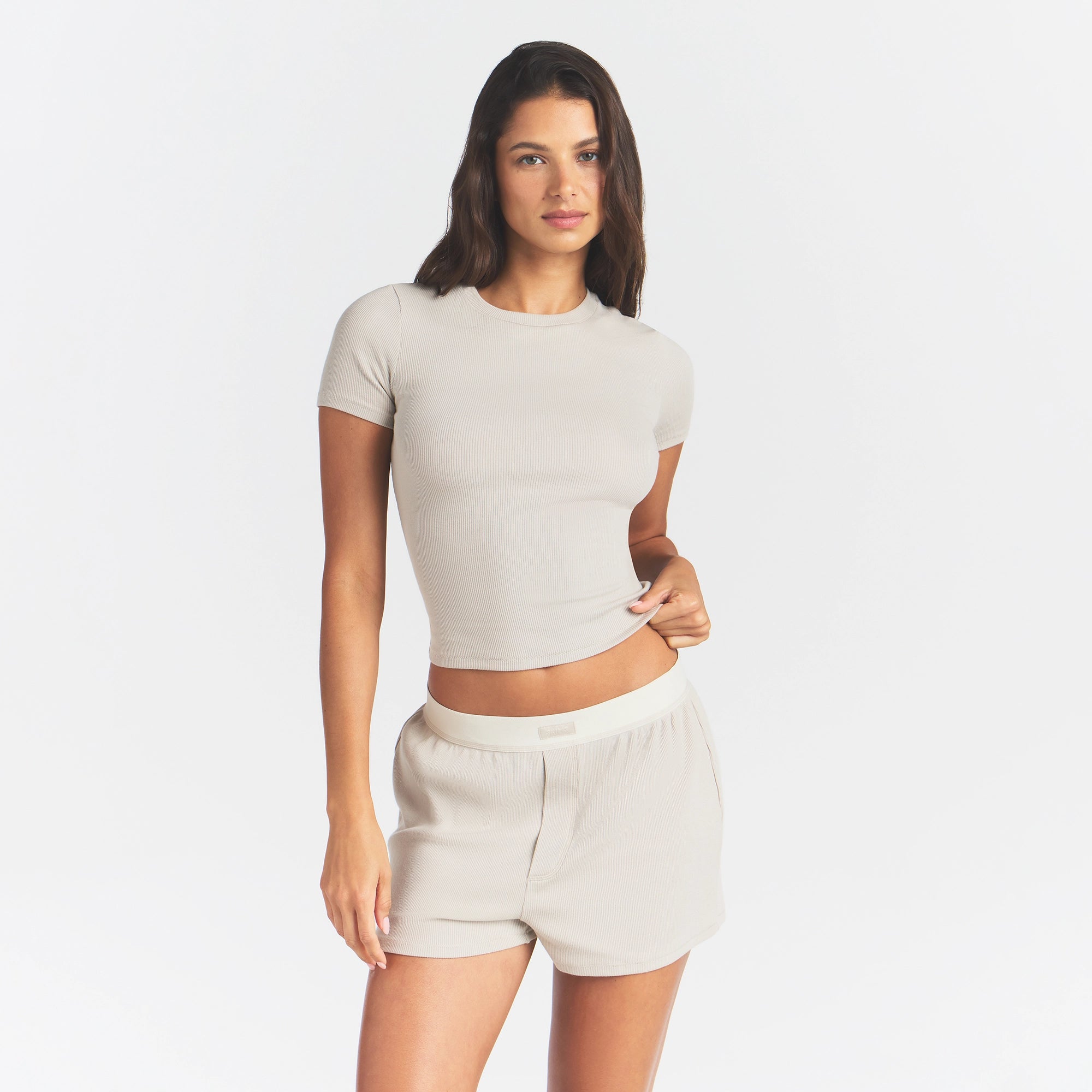 Cotton Rib T-shirt