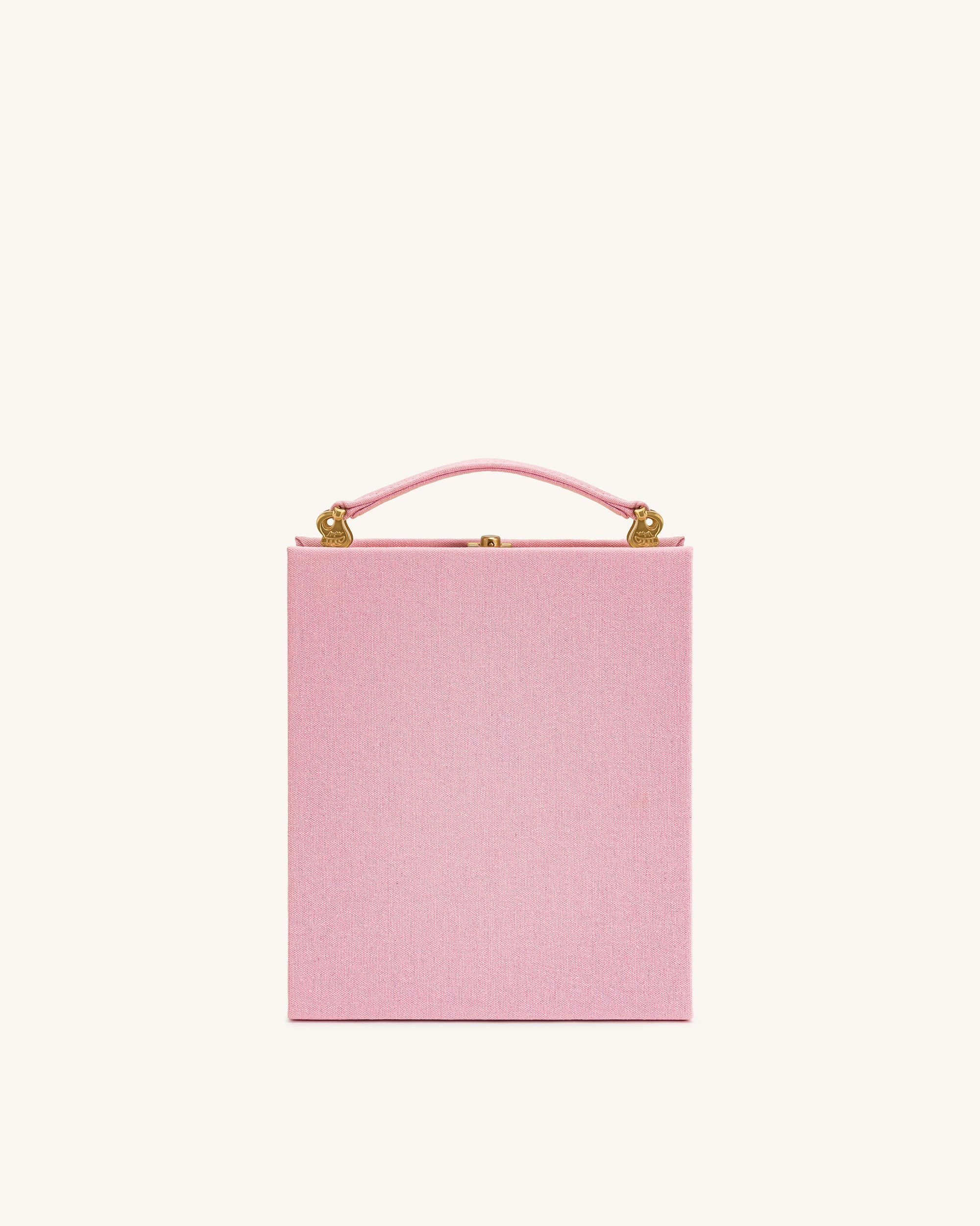 Taya Tabby Cat Pattern Book Shape Clutch Bag - Pink