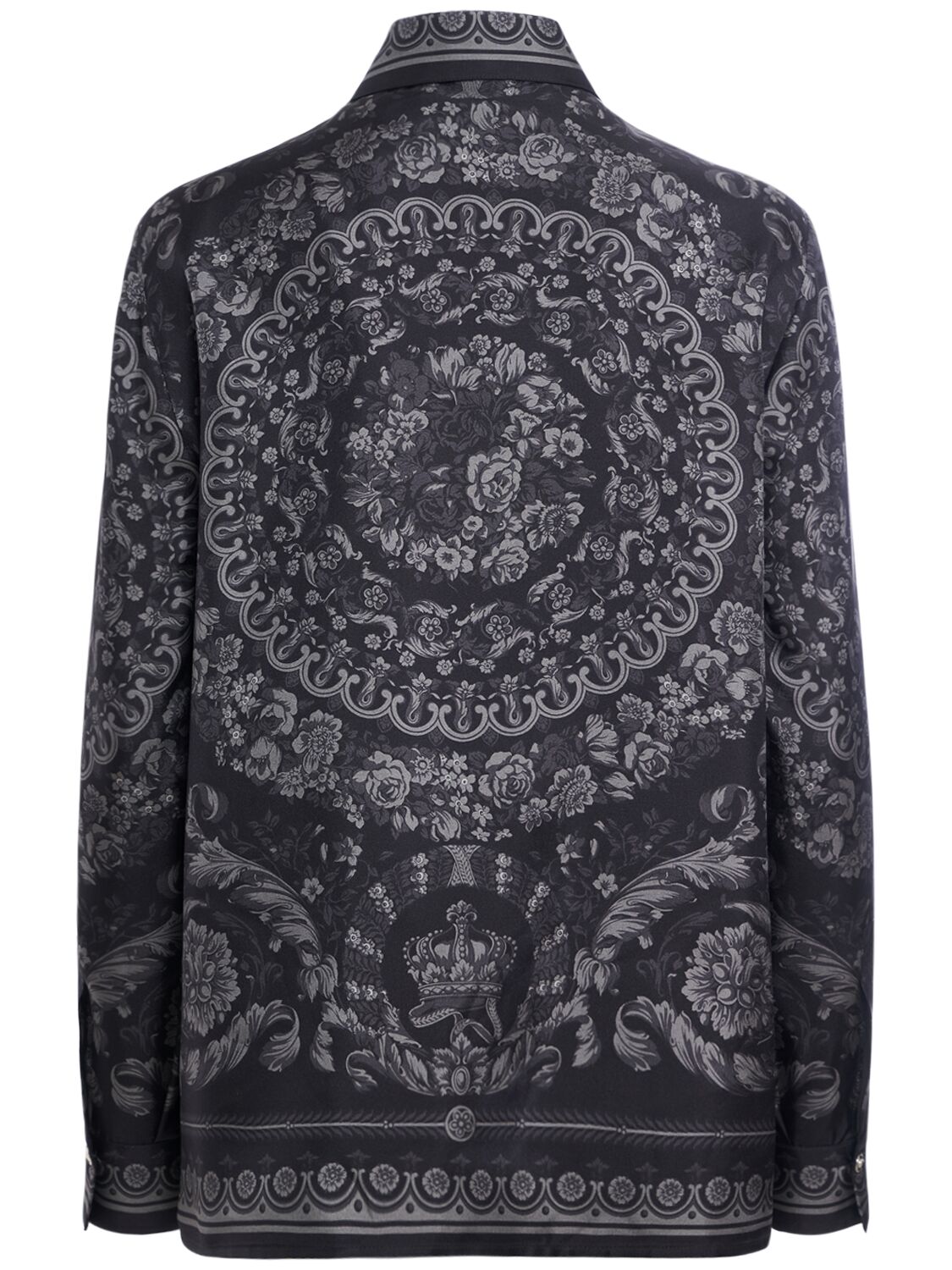 Versace Versace Barocco print silk twill formal shirt - Size: XXS Shirts | Shop From The Mirage