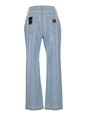Fendi Blue Jeans with Belt Loops and Logo Patch on the Rear in Denim Man