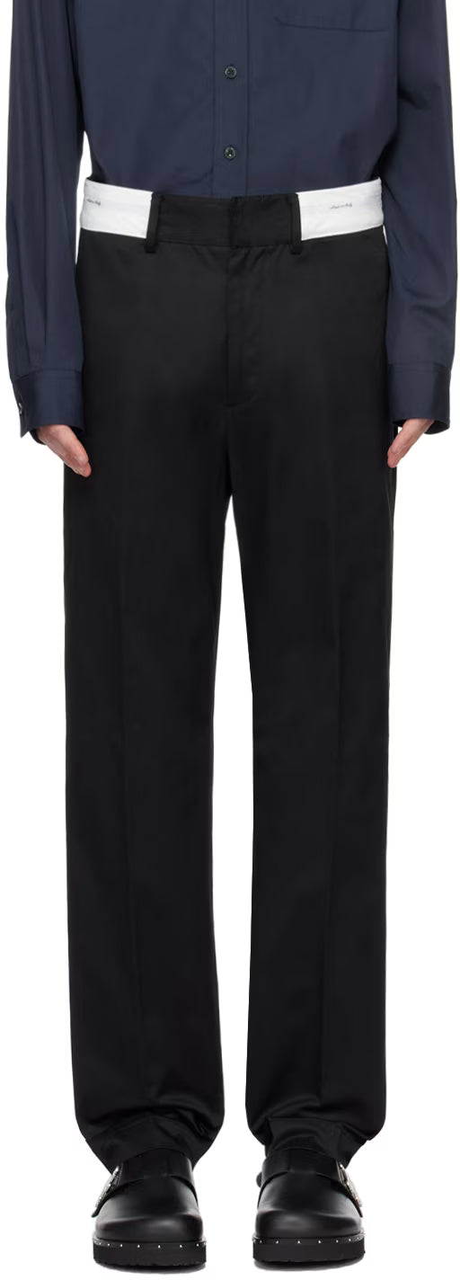 Black Sartorial Trousers