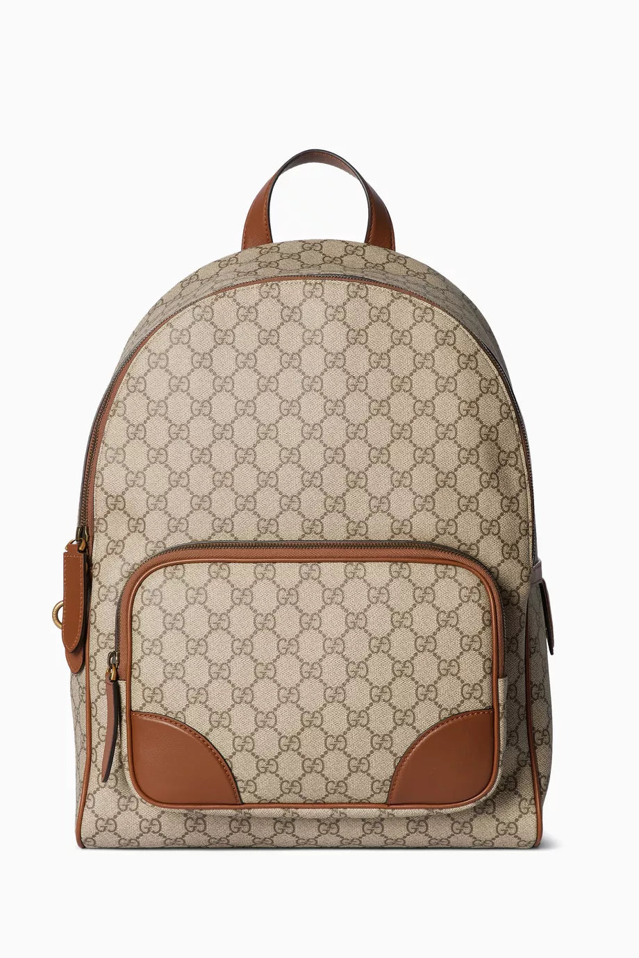 GG Emblem Medium Backpack in Monogram Canvas