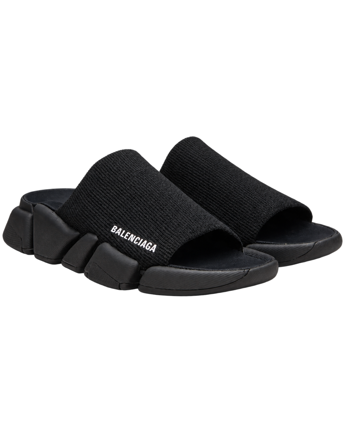 Balenciaga Black Speed 2.0 Slides